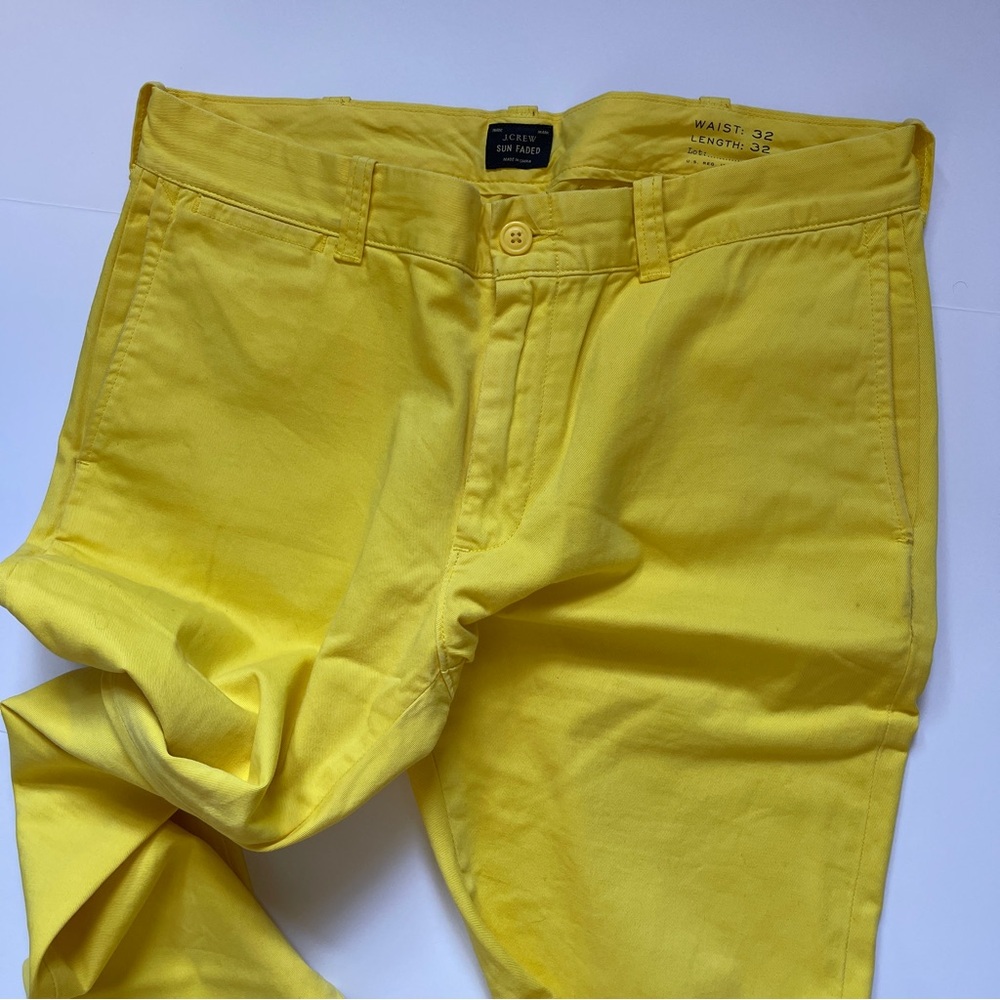 J. Crew Sunflower Yellow Chino Pants